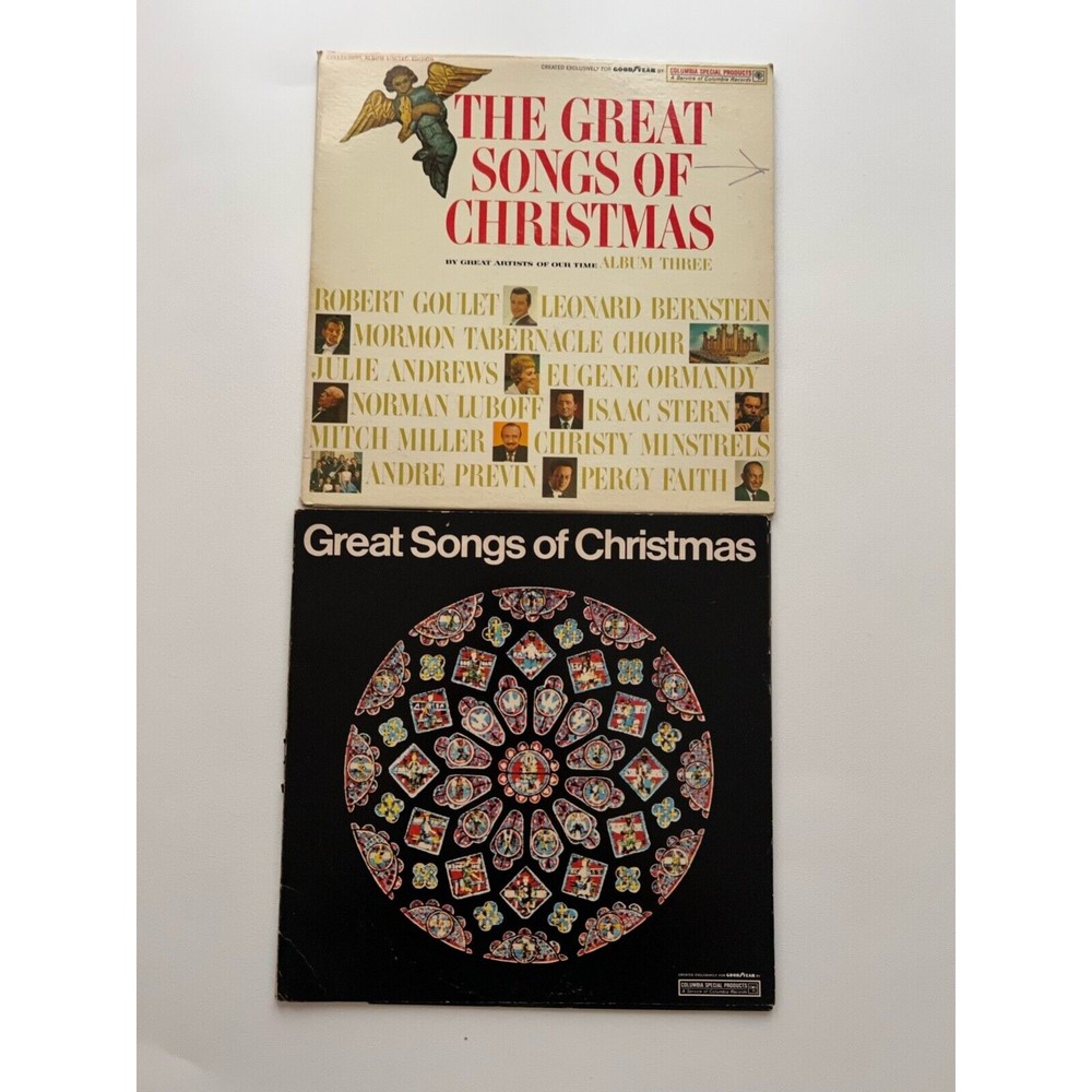 Great Songs Of Christmas LP Goodyear Album Three and Nine 1033 / 117 1969 EX